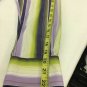 Bugatchi Upmost Button Up Mens Small Striped Purple Green White Long Sleeve