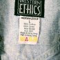Vintage Western Ethics Light Blue Cotton Denim Vest Girls Size Large