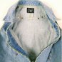 Vintage Western Ethics Light Blue Cotton Denim Vest Girls Size Large
