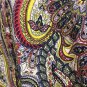 Dana Buchman Blouse Top Womens Size XL Paisly Multi Color Button Up 3/4 Sleeve