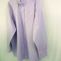 Roundtree & Yorke Gold Label Purple Cotton Mens Dress Shirt Size 17 1/2  36 Tall