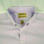 Roundtree & Yorke Gold Label Purple Cotton Mens Dress Shirt Size 17 1/2  36 Tall