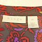 Hinge Blouse Women's Size Medium Sheer Gold Stars Short Top