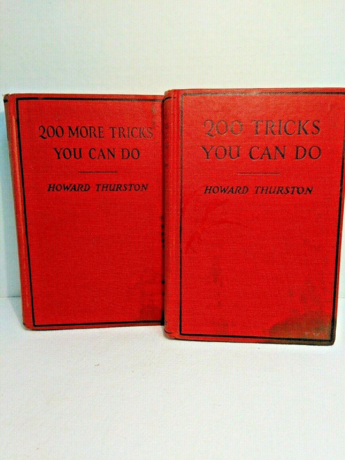 200 Tricks You Can Do/200 More Tricks Howard Thurston 1st Editions 1926 1927