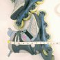 K2 Athena 2.1 Womens Blue Grey Inline  Rollerblades Breast Cancer Size 8.5 W