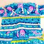 Komar Kids Super Soft Polyester Fleece Hooded Robe Girls Size Large 14/16 Owls