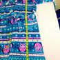 Komar Kids Super Soft Polyester Fleece Hooded Robe Girls Size Large 14/16 Owls