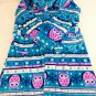 Komar Kids Super Soft Polyester Fleece Hooded Robe Girls Size Large 14/16 Owls