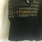Daytrip Vest Womens Small Acrylic Wool Outerwear Warm Tweed Multi Color