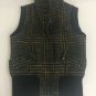 Daytrip Vest Womens Small Acrylic Wool Outerwear Warm Tweed Multi Color
