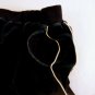 ECKO UNLTD Cotton Blend Black Velvet Valour Womens Sweat Pants Size Large