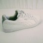 PUMA Classic White Leather Rubber Sloes Womens Soft Foam Shoes Size 5 VERY NICE