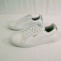 PUMA Classic White Leather Rubber Sloes Womens Soft Foam Shoes Size 5 VERY NICE