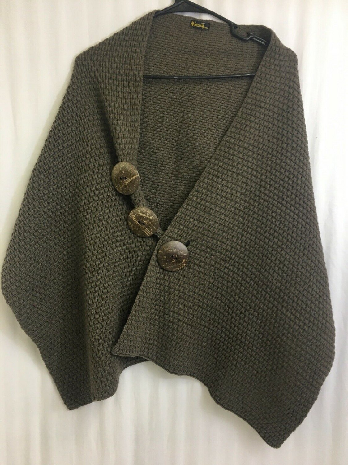 All Dazzled Up Scarf Shawl Knit Brown Womens One Size RCF Gifts