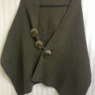 All Dazzled Up Scarf Shawl Knit Brown Womens One Size RCF Gifts