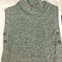 Woman Within Knit Sweater Cowl Neck Womans Medium Black/white 33&acirc;��
