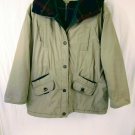 Current Seen Jacket Mens Large Vintage Tan Cotton Blend  Quilted lining Coat