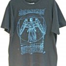 Dr Who BBC Black Cotton Weeping Angel T-shirt Ripple Junction Mens Large