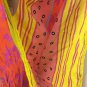 Loft Blouse Top Butterfly Sleeve Colorful Womens XS 100% Cotton