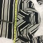 Bagatelle Jacket Stripe Blazer Jacket Womens XS Black White Stripe