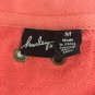 Hurley Zip Up Womens Size Medium Logo Sweatshirt Jacket Coral