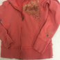 Hurley Zip Up Womens Size Medium Logo Sweatshirt Jacket Coral