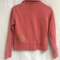 Hurley Zip Up Womens Size Medium Logo Sweatshirt Jacket Coral