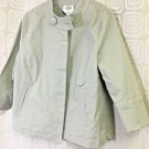 Talbots Jacket Womens Size Small Stretch Round Neck 3/4 Sleeve