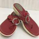 Cole Haan Sandals Slip On Wedged Flip Flop Rubber Sole Womens Size 8.5 B