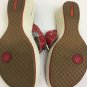 Cole Haan Sandals Slip On Wedged Flip Flop Rubber Sole Womens Size 8.5 B