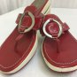 Cole Haan Sandals Slip On Wedged Flip Flop Rubber Sole Womens Size 8.5 B