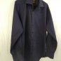TailorByrd 100% Cotton Black Purple Small Chex Mens Dress Shirt Size XXL NICE