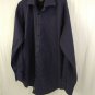 TailorByrd 100% Cotton Black Purple Small Chex Mens Dress Shirt Size XXL NICE