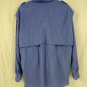 Cabela's Guidewear Vented Button Up Long Sleeve Blue Mens Shirt Size L Regular