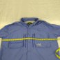 Cabela's Guidewear Vented Button Up Long Sleeve Blue Mens Shirt Size L Regular