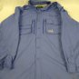 Cabela's Guidewear Vented Button Up Long Sleeve Blue Mens Shirt Size L Regular