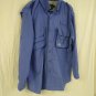 Cabela's Guidewear Vented Button Up Long Sleeve Blue Mens Shirt Size L Regular