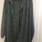 Susan Graver Sparkley Jacket Top Long Womens Medium Metallic