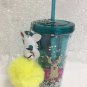 Sparkle Llama Love Cup Keychain Makeup Brush Lip Gloss Candy Bday Valentine Gidt