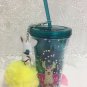 Sparkle Llama Love Cup Keychain Makeup Brush Lip Gloss Candy Bday Valentine Gidt