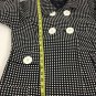 John Paul Richard Jacket Polka Dot 3/4 Sleeve Womens M Navy Career Blazer