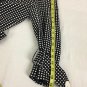 John Paul Richard Jacket Polka Dot 3/4 Sleeve Womens M Navy Career Blazer