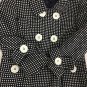 John Paul Richard Jacket Polka Dot 3/4 Sleeve Womens M Navy Career Blazer