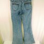 Daniel Cotton/Spandex Blue Light Washed Flared Bottom Jeans Womens Size 13