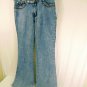 Daniel Cotton/Spandex Blue Light Washed Flared Bottom Jeans Womens Size 13