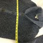 Cherokee Sweater Button Front Womens L 12-14 cable Knit Cardigan Cotton Blue