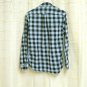 Dr Martens Air Wair Blue Plaid Long Sleeved Button Down Shirt 100% cotton size M