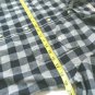Dr Martens Air Wair Blue Plaid Long Sleeved Button Down Shirt 100% cotton size M