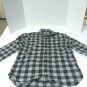 Dr Martens Air Wair Blue Plaid Long Sleeved Button Down Shirt 100% cotton size M