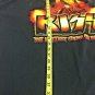 Kiss 2011 Tour Tshirt The Hottest Show On Earth Adult 3XL Hanes
